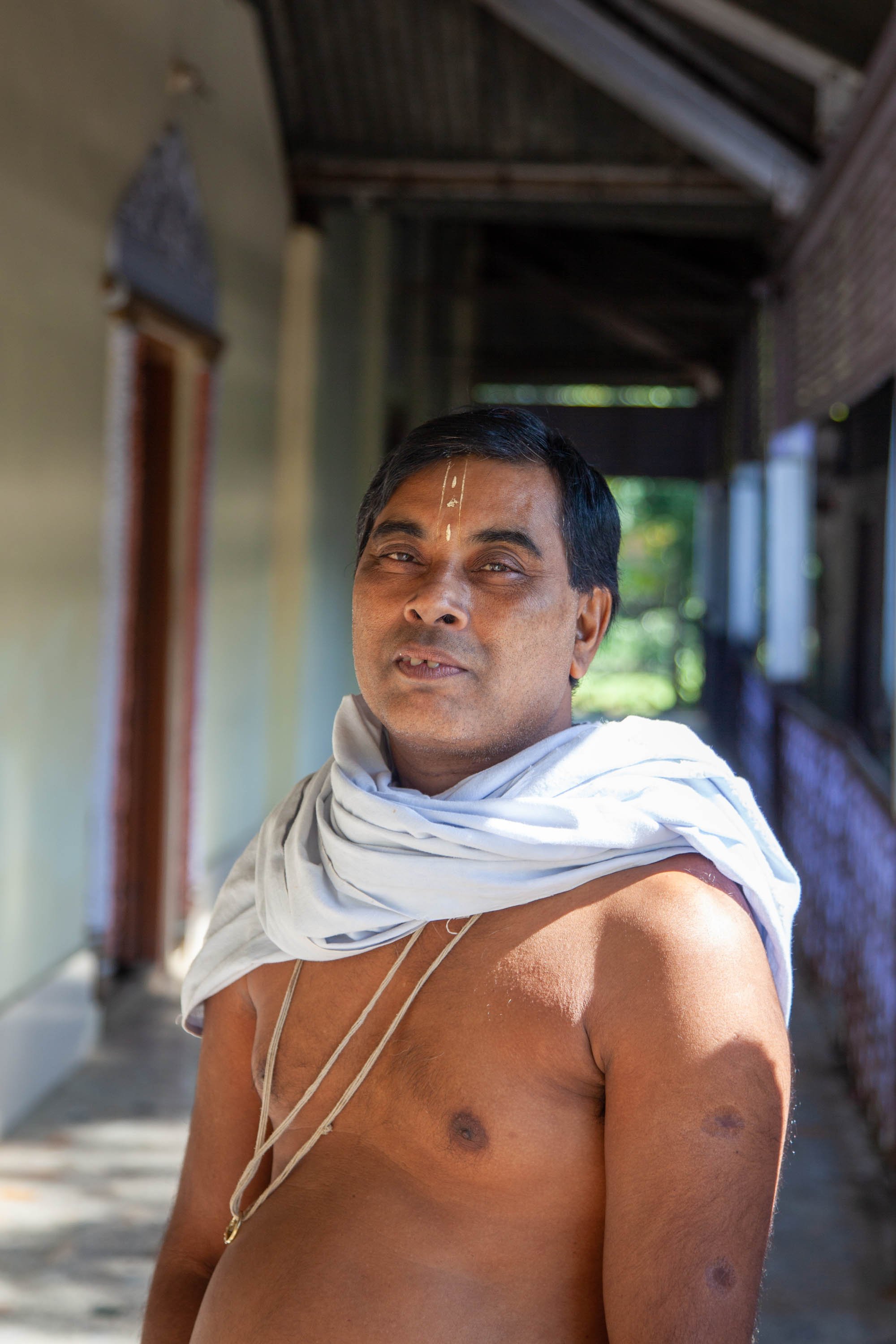  Monk, Auniati Satra, Assam 