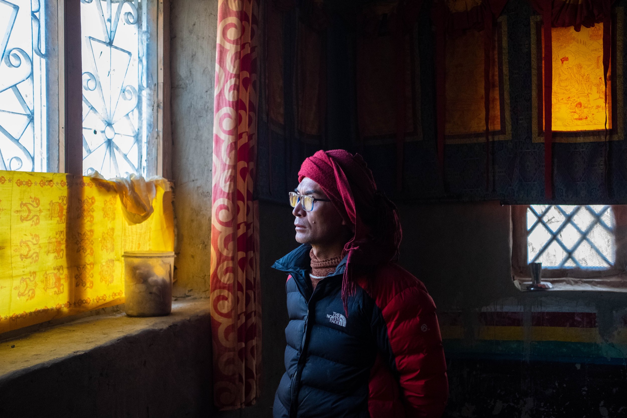  Jamphe Lama of Tashi Lhakhang Gompa, Phu, Nepal for South China Morning Post 