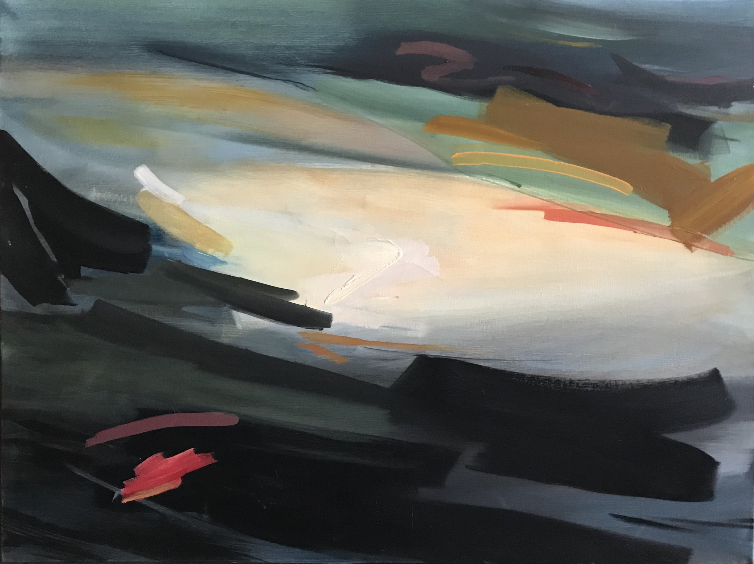 untitled. 30" x 40" - oil on canvas
