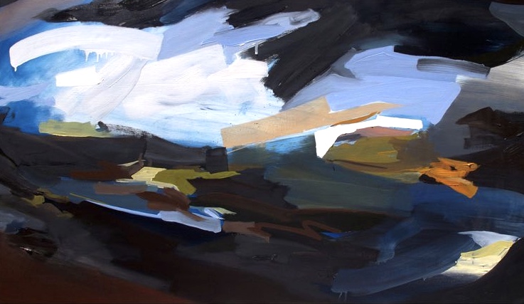 untitled. 33“ x 58" - oil on canvas - s o l d