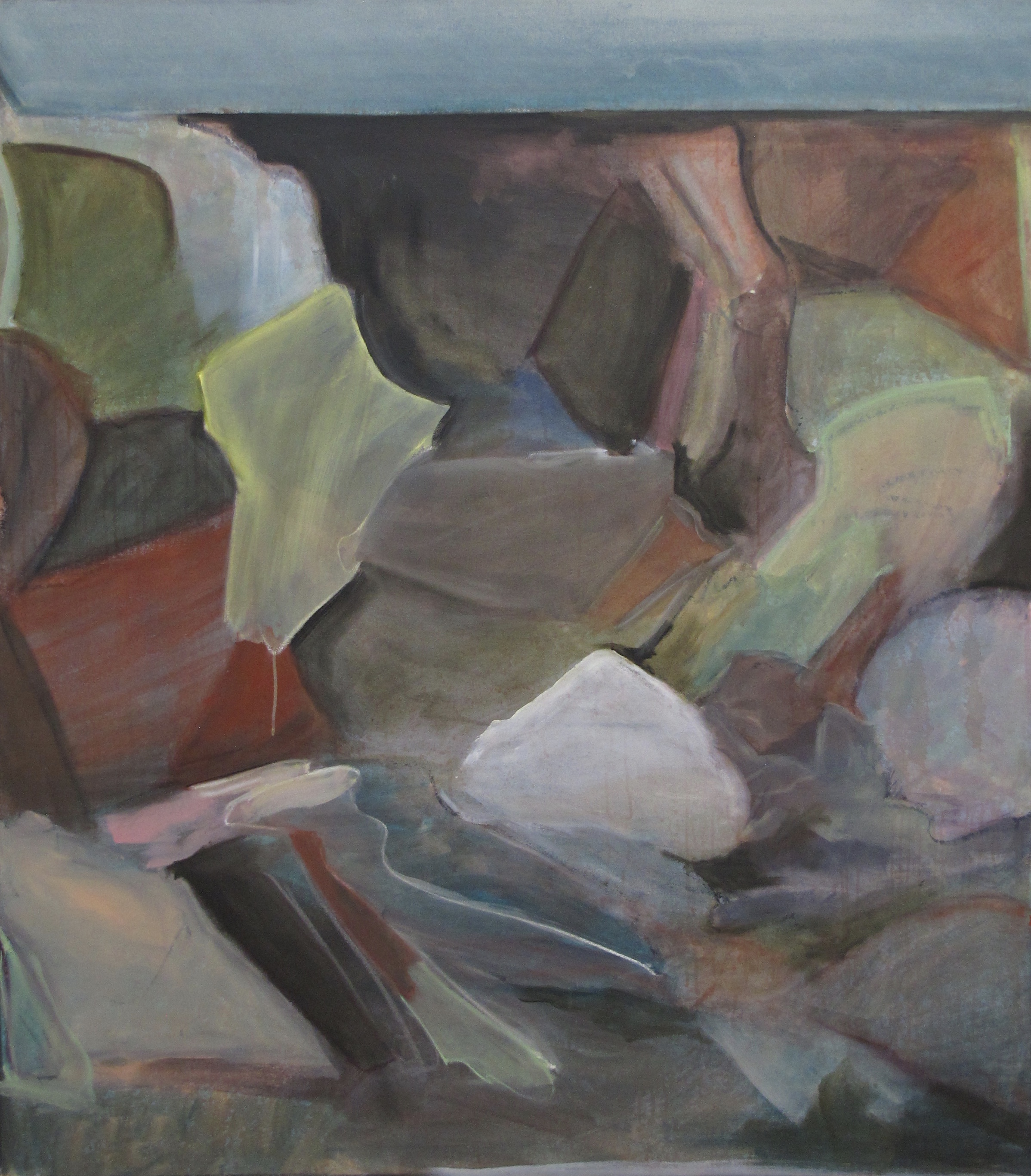 untitled. 66" x 58" - acrylic on canvas