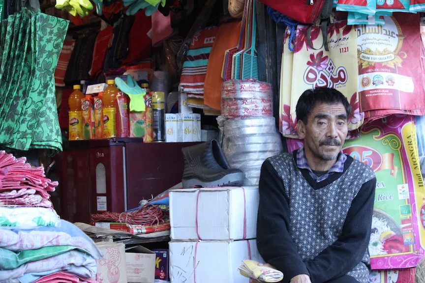 Old town market in Kargil