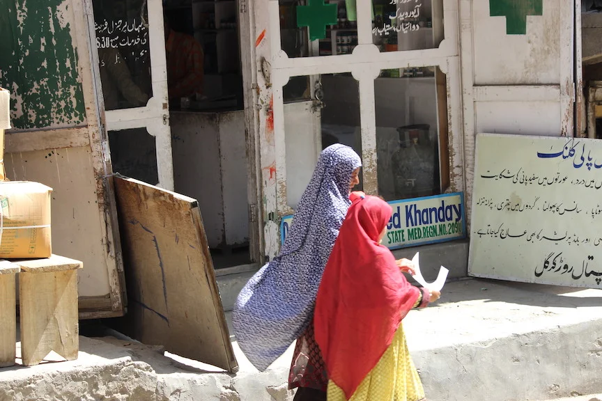 Old town market in Kargil