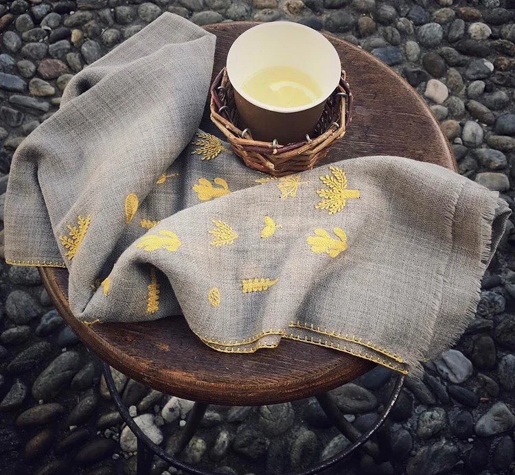 Embroidered Scarves