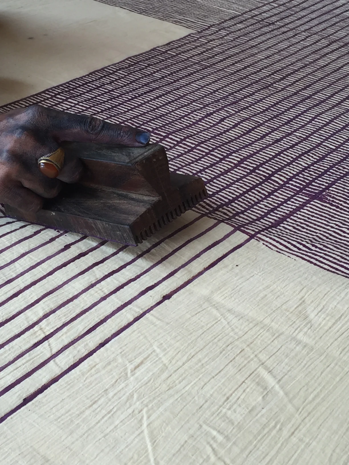  Indigo Resist Dyeing from Sindh