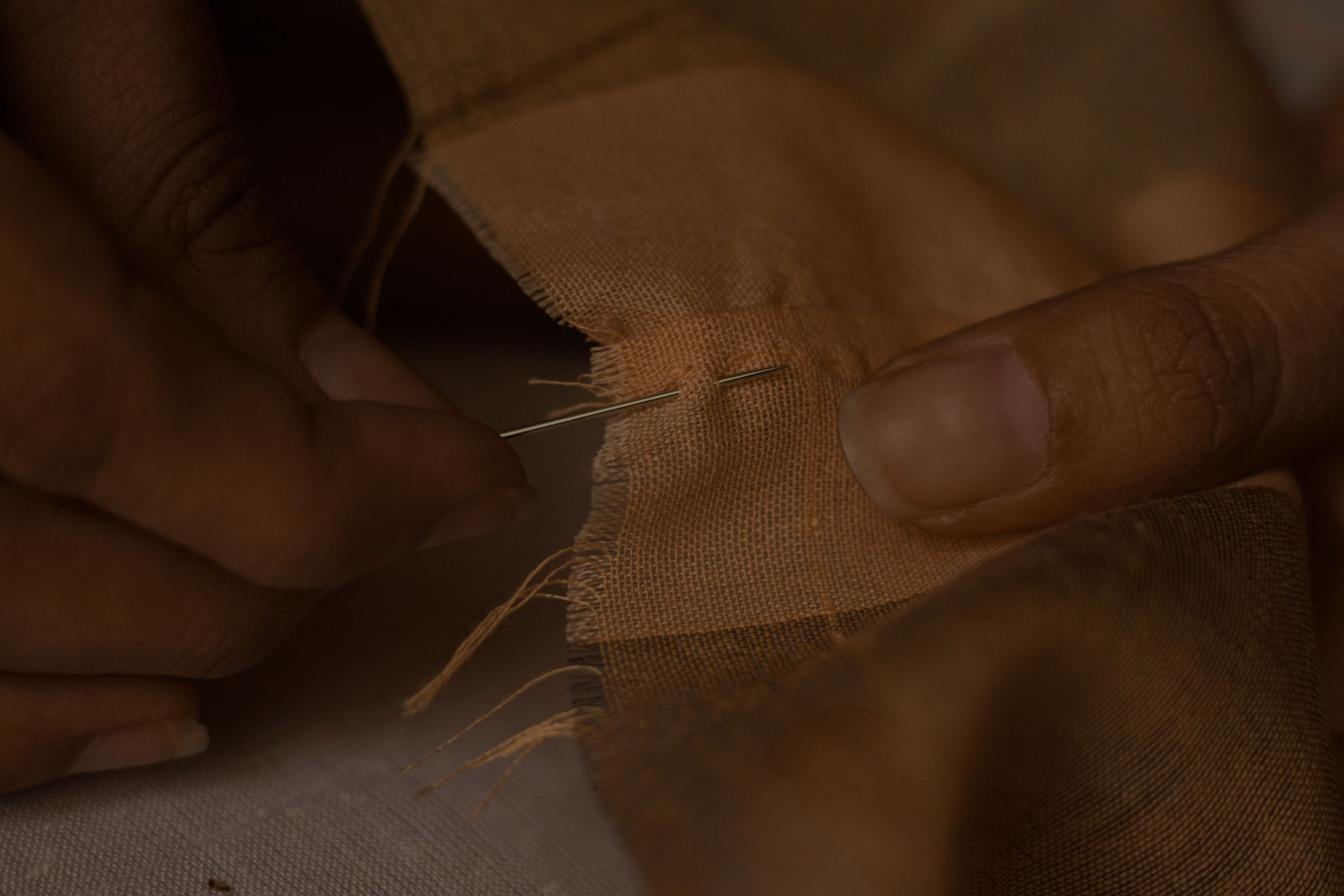 Stitching new saree stories together.JPG