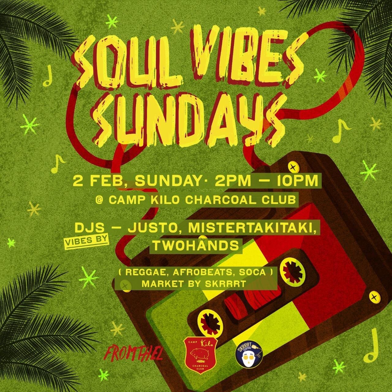 Soul Vibe Sundays at Camp Kilo Charcoal Club