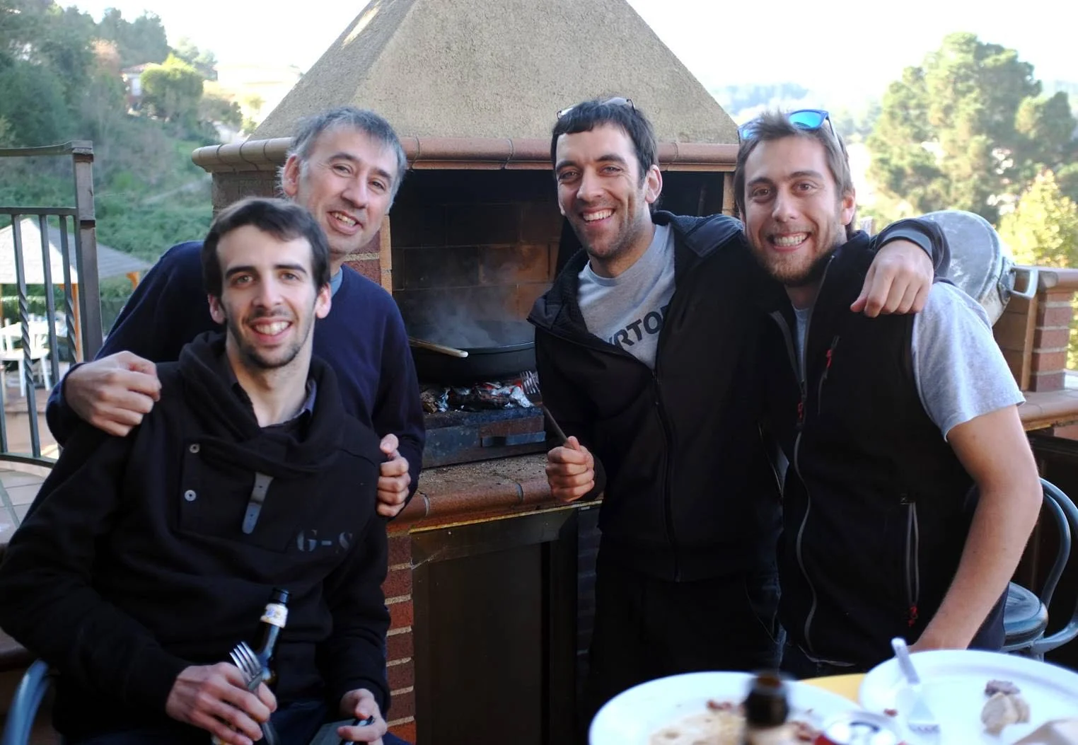 Quina tropa. En bernat, en Nacho i l'Hernan