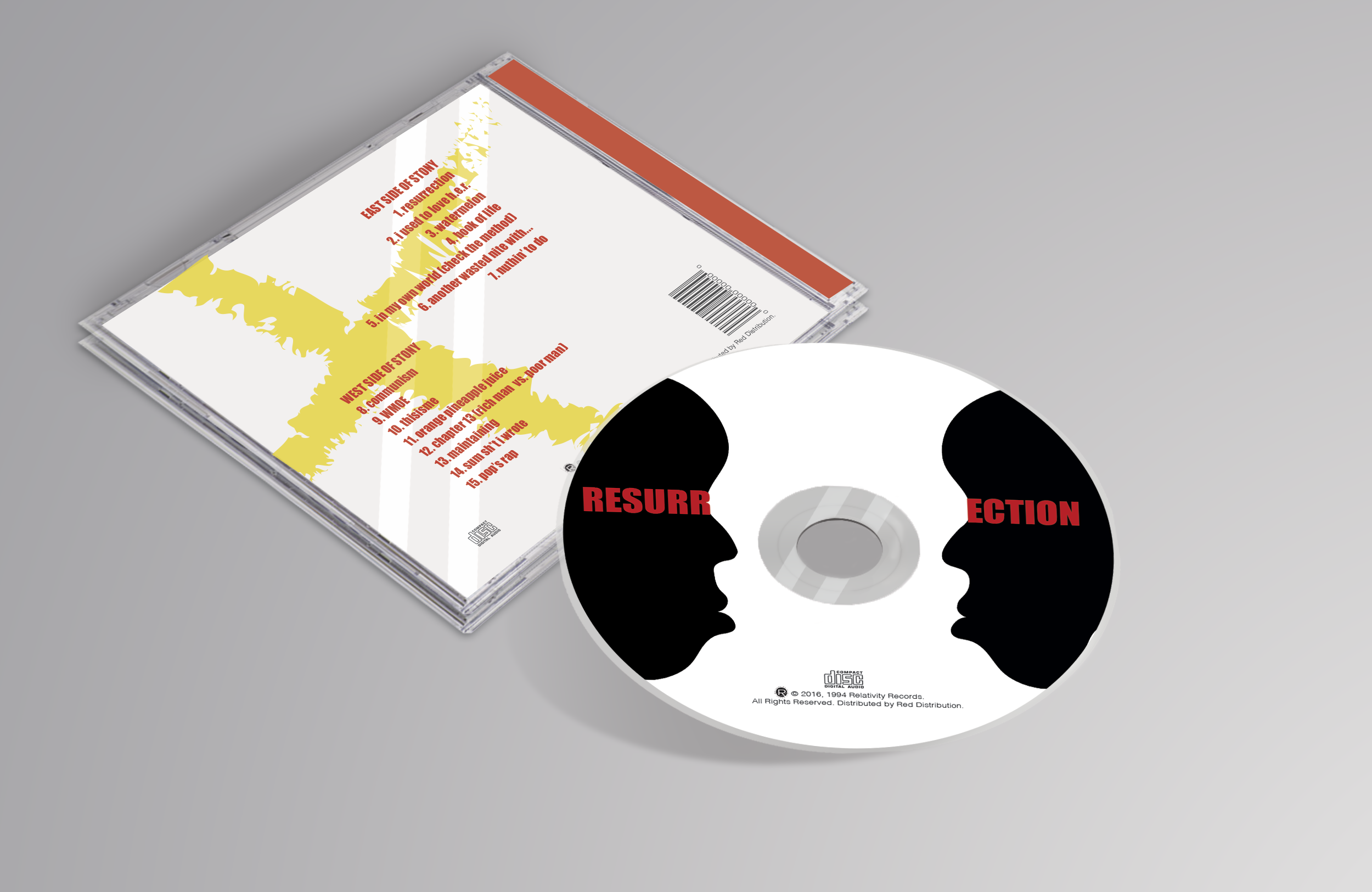 Resurrection - Back of CD Album 
