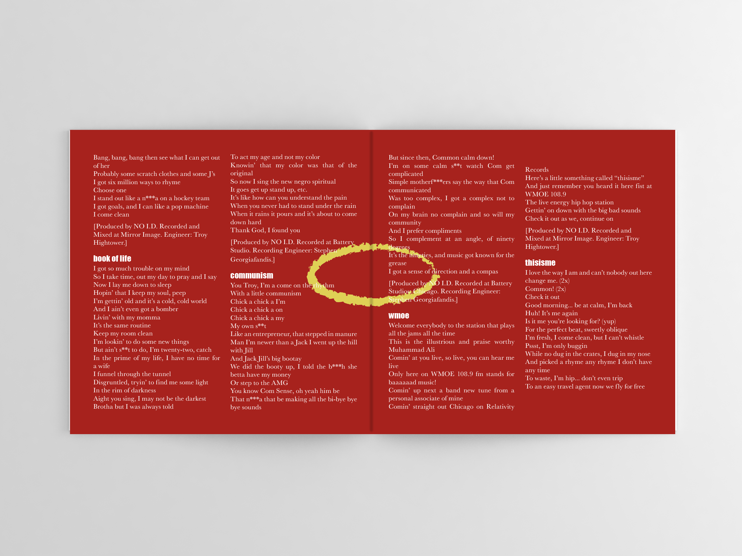 Resurrection - Booklet Pages 4 & 5