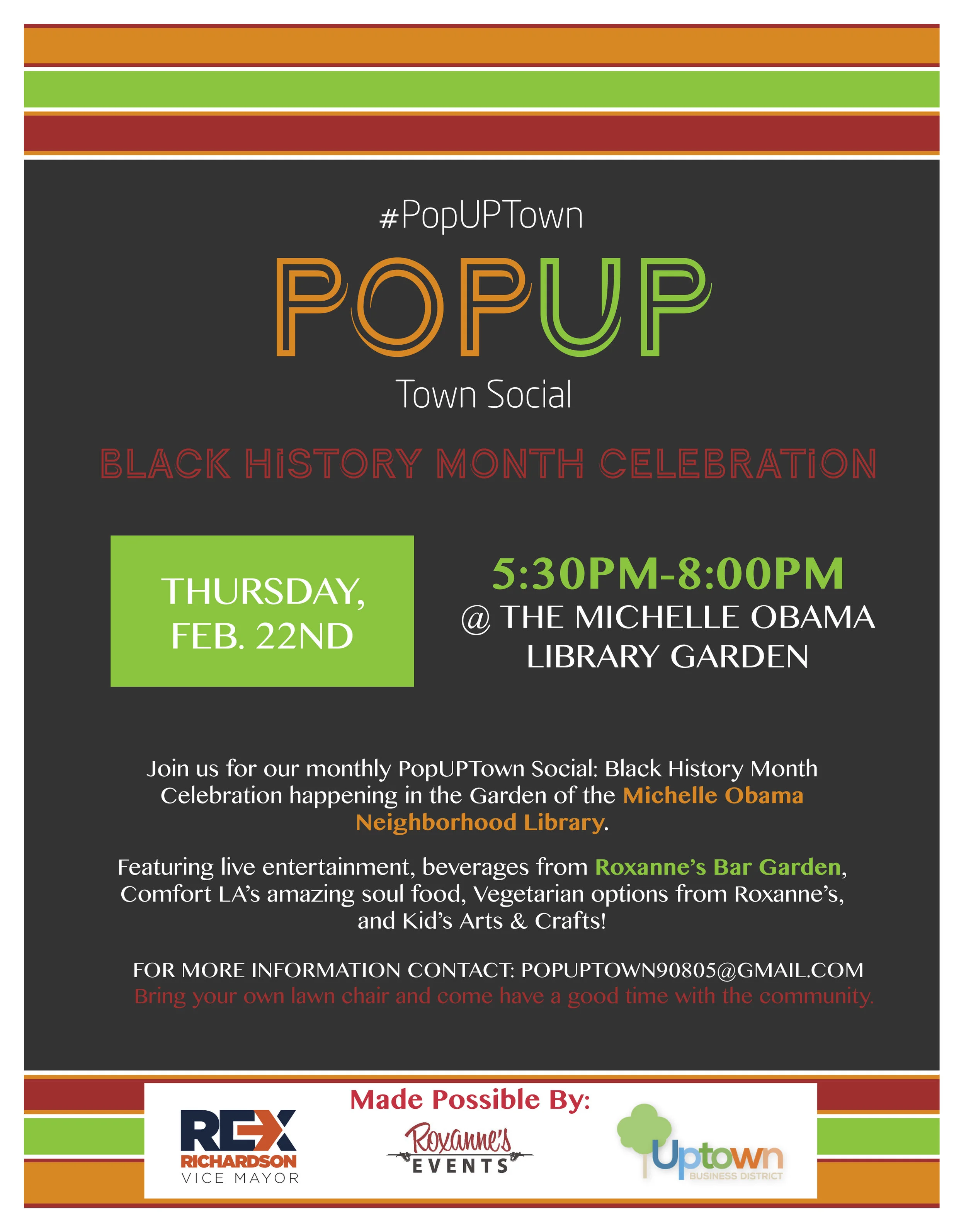 PopUPtown Social: Black History Month Celebration
