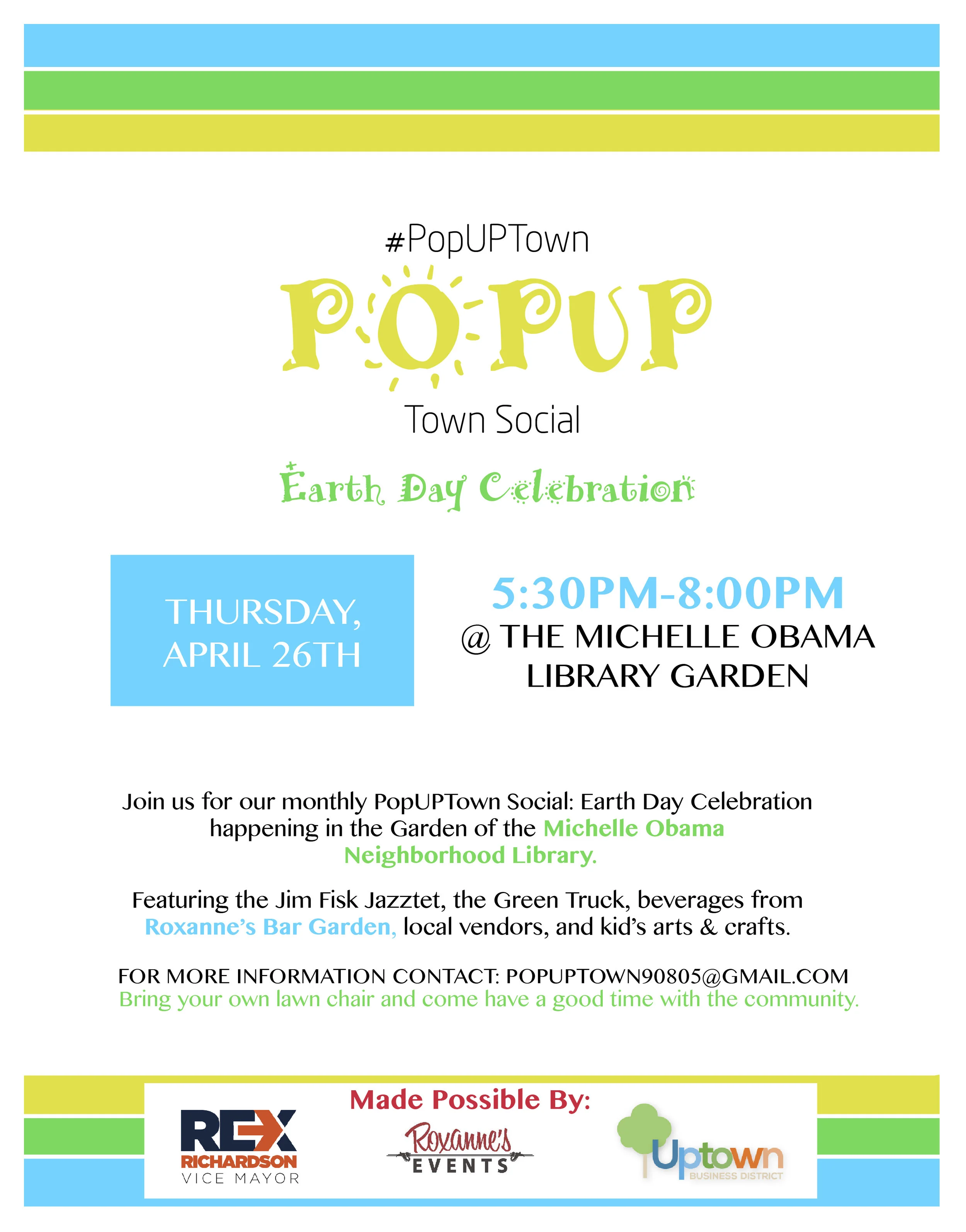 PopUPtown Social: Earth Day Celebration