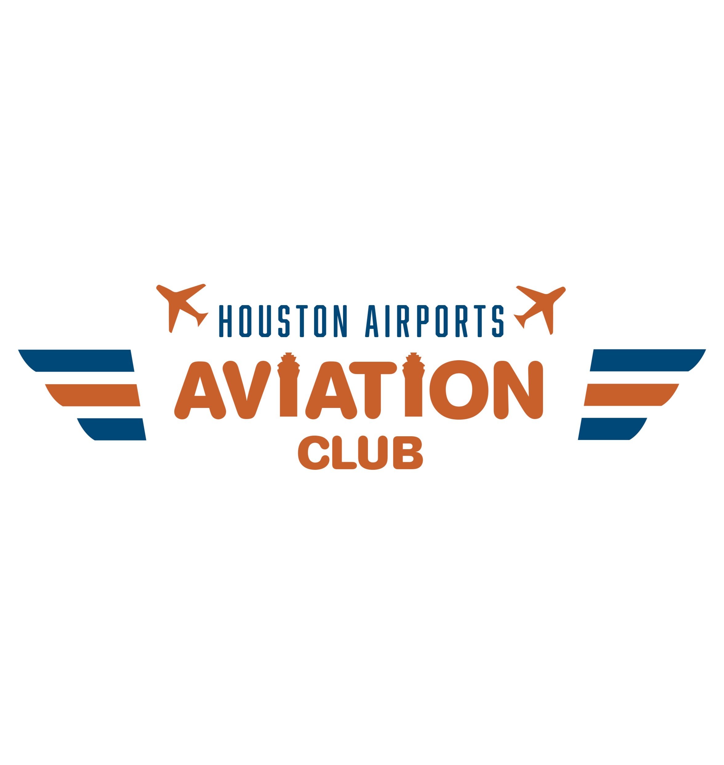 Houston Airports Aviation Club Logo: Option 2