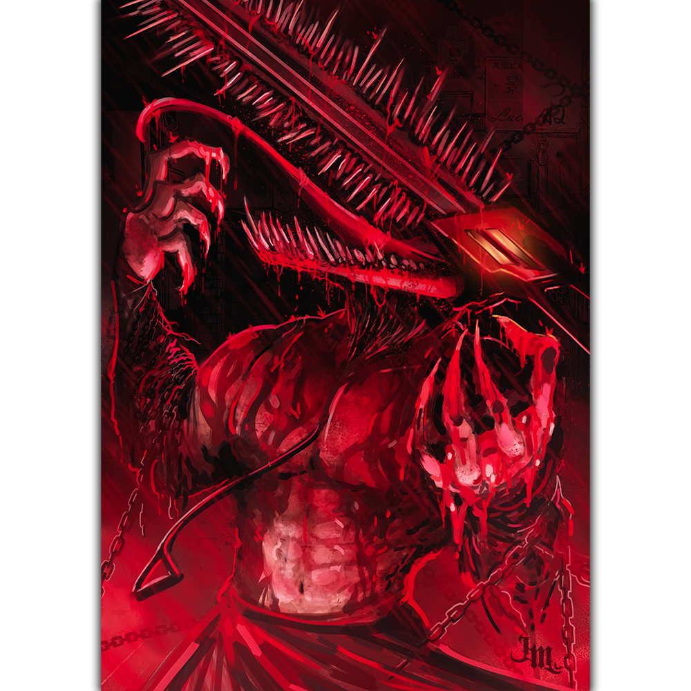 CHAINSAW GOD A4 & A3 SIGNED PRINTS