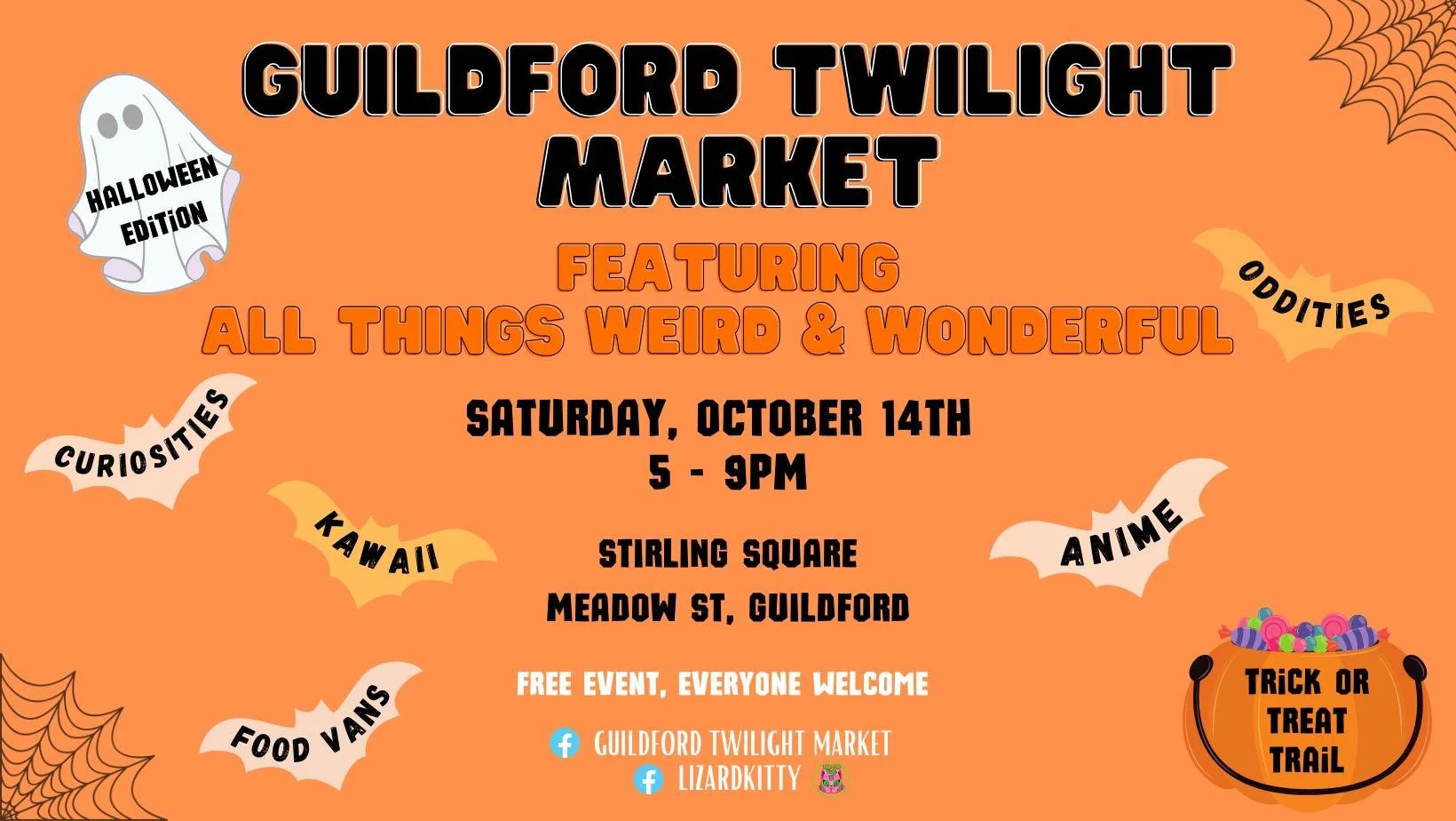 ALL THINGS WEIRD &amp; WONDERFUL HALLOWEEN MARKET - SAT 14TH OCT 2023
