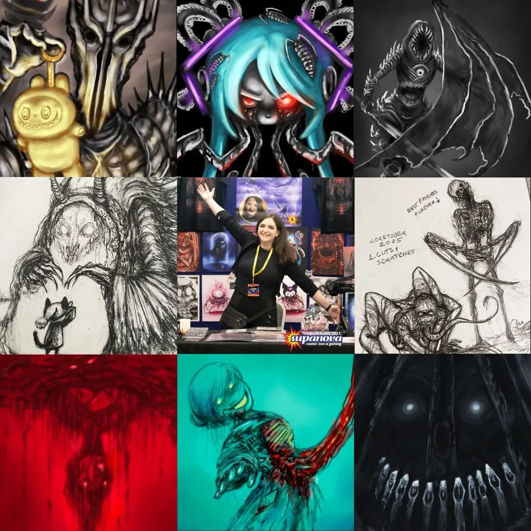 Here&rsquo;s my #artvsartist for 2025! 🎉✨These are my fave from the year including two WIPS that I WILL share I promise. The next two slides are from 2023 and 2021 😎

Thank you everyone for continuing to support me on my art journey so far, I&rsquo