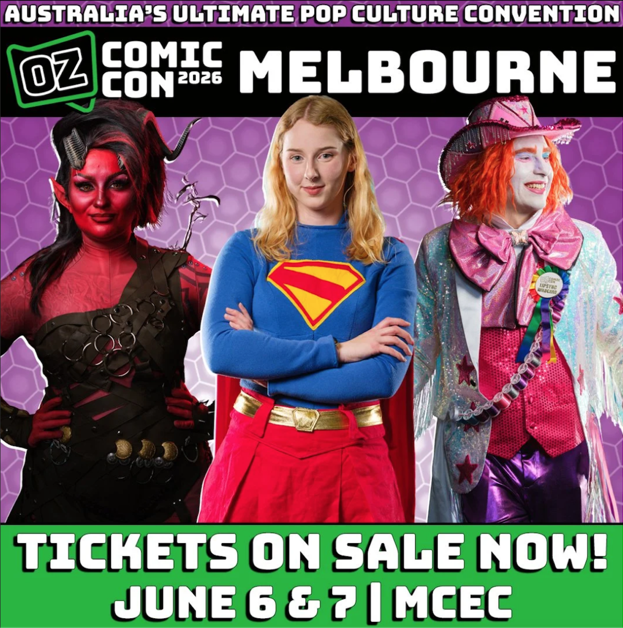 OZ COMIC-CON MELBOURNE - 6TH &amp; 7TH JUNE 2026