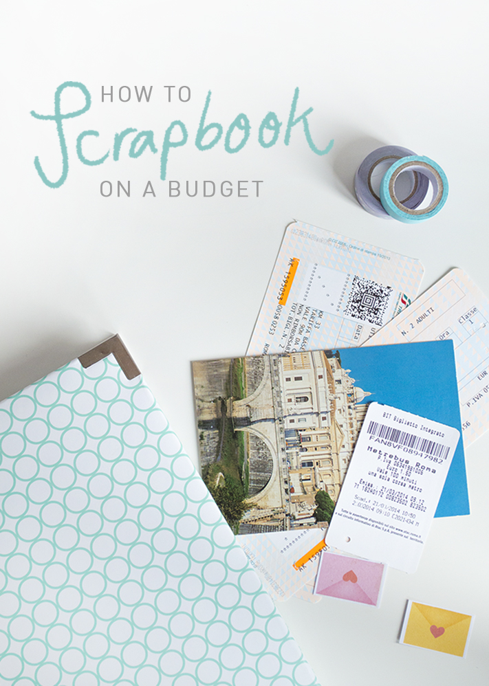 How to make a travel scrapbook