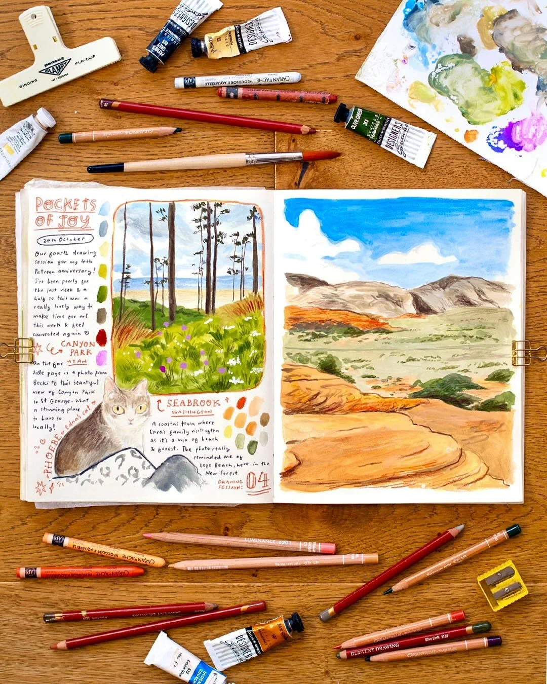 Feeling well again just in time for a wonderful drawing session with my patrons, which is always guaranteed to pick me up anyway! ✨ It was our fourth drawing session of the month and we painted from more references sent in by my community, to celebra