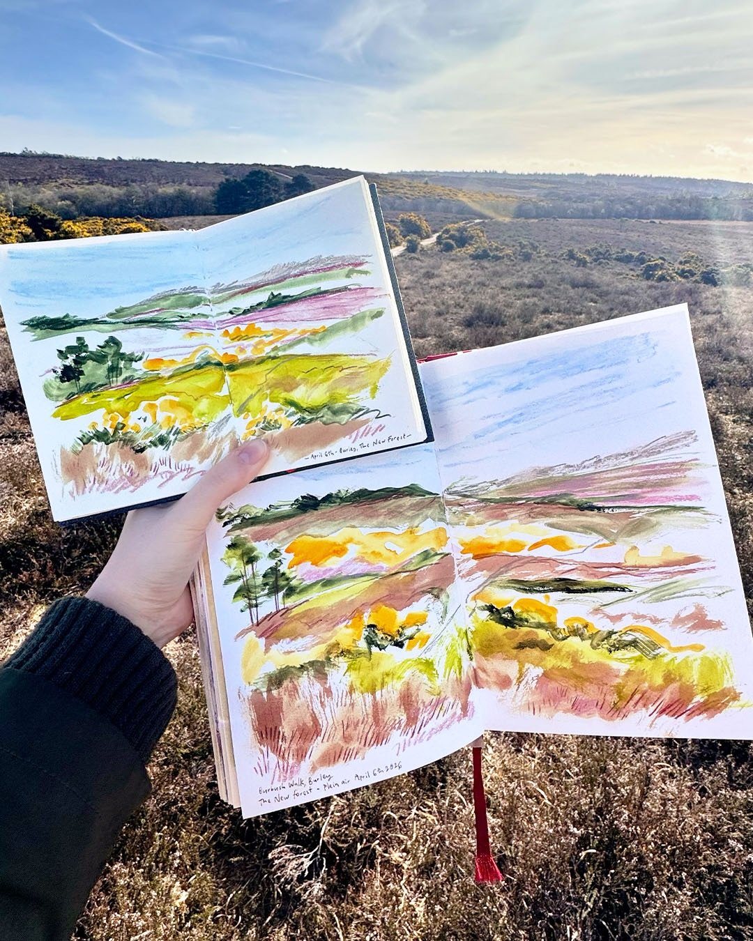 First week of #PleinAirpril and I&rsquo;m drawing every day! I find the accountability so helpful - It&rsquo;s wild how much I tell myself I don&rsquo;t have time but when I commit to a challenge, I&rsquo;ll make that time and prioritise it. Each one