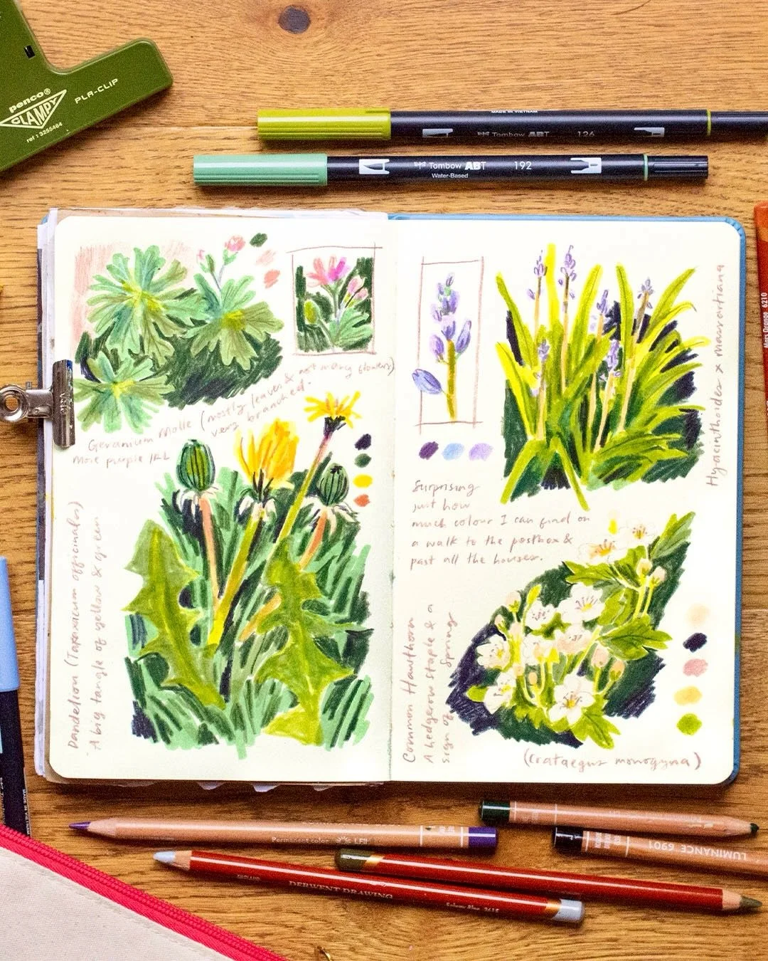 We&rsquo;re exploring Dry Media over on my @patreon this month! I did some quick straw polls on my stories to see what counts as dry media and turns out it&rsquo;s quite subjective! Technically brush pens aren&rsquo;t, but seeing as they are SO easy 