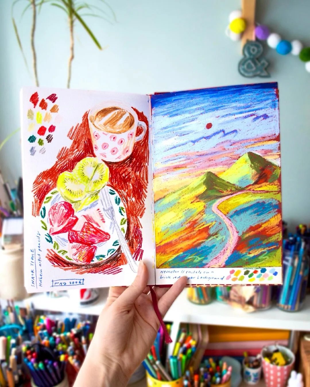It&rsquo;s so helpful sharing my art on stories because it really surprises me with what resonates! I filled this spread quickly late on Tuesday evening (it&rsquo;s the fiiiinal spread to fill in my Venezia sketchbook) and quickly shared a snap of it