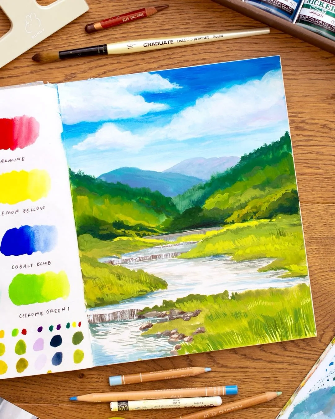 Have you ever had an art supply that you&rsquo;ve felt a bit scared to use? Like the ones that you&rsquo;ve seen amazing artists create with, or really expensive supplies, and then suddenly you have them in your hands and the pressure to create &lsqu