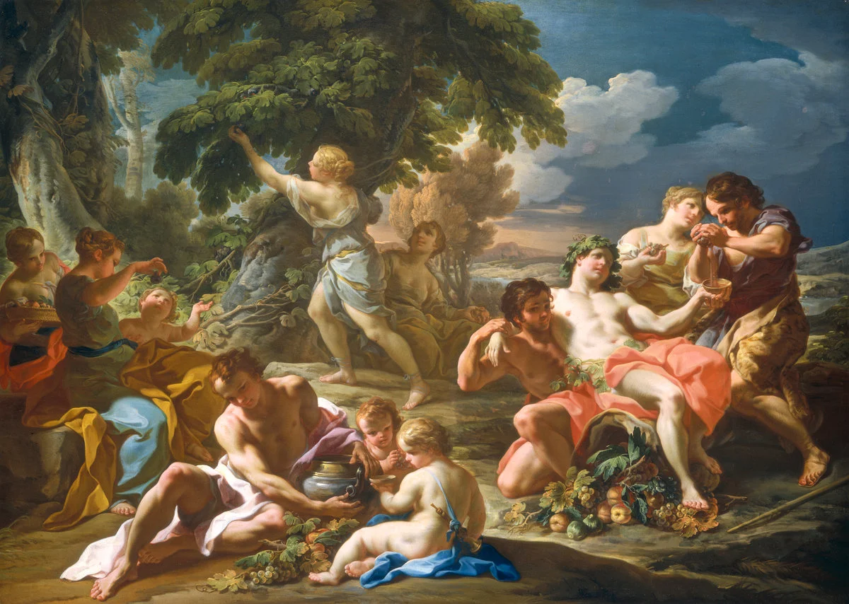 BY CORRADO GIAQUINTO AROUND 1740, NATIONAL GALLERY WASHINGTON DC, 1M X 1.5M, FROM THE 4 SEASONS, PREVIOUSLY OWNED BY @acquavellagalleries (NICHOLAS ACQUAVELLA: SEE POST ON BAROQUE FRUIT)