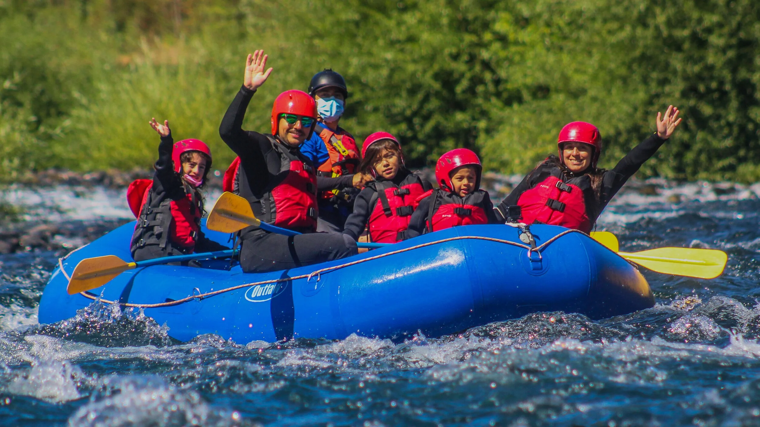 rafting familiar para niños en Puerto Varas