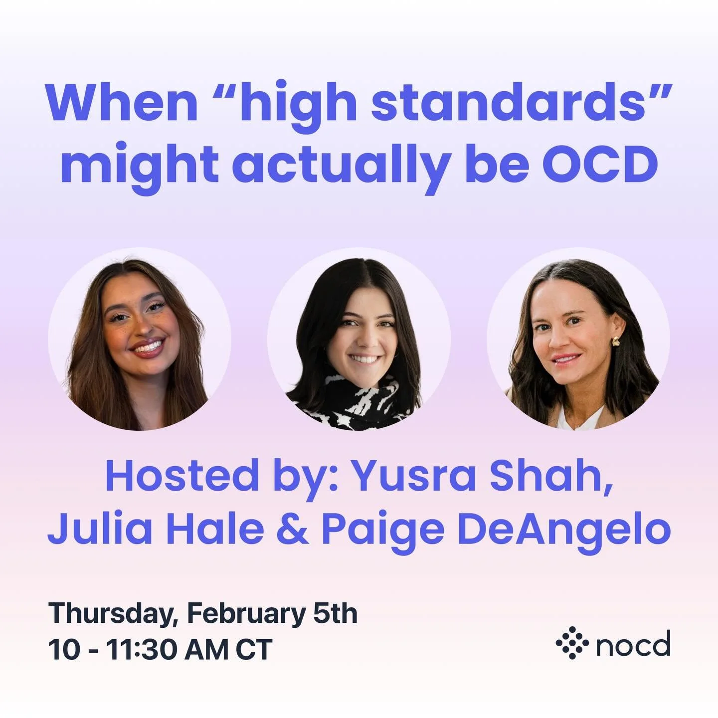 I&rsquo;m excited to be speaking on an upcoming NOCD panel about a question we see all the time in our work: When does perfectionism cross the line into OCD?

As a Cambridge therapy practice, we frequently work with Ivy League and other high-achievin