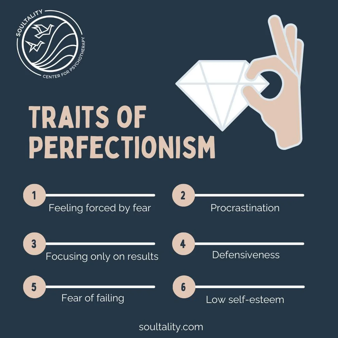 As no surprise, people with perfectionism set very high standards for themselves and continuously find fault in themselves over the smallest mistakes.

The clinicians at the Soultality Center for Psychotherapy specialize in effective perfectionism tr