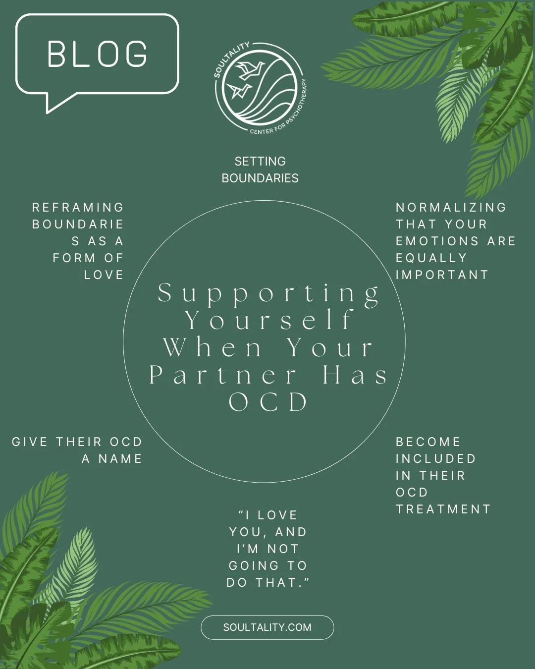 If you&rsquo;re in a relationship with someone who has OCD and you&rsquo;re feeling overwhelmed, confused, or uncertain about how to help, know that these feelings are completely common &mdash; and you don&rsquo;t have to navigate them on your own.
A