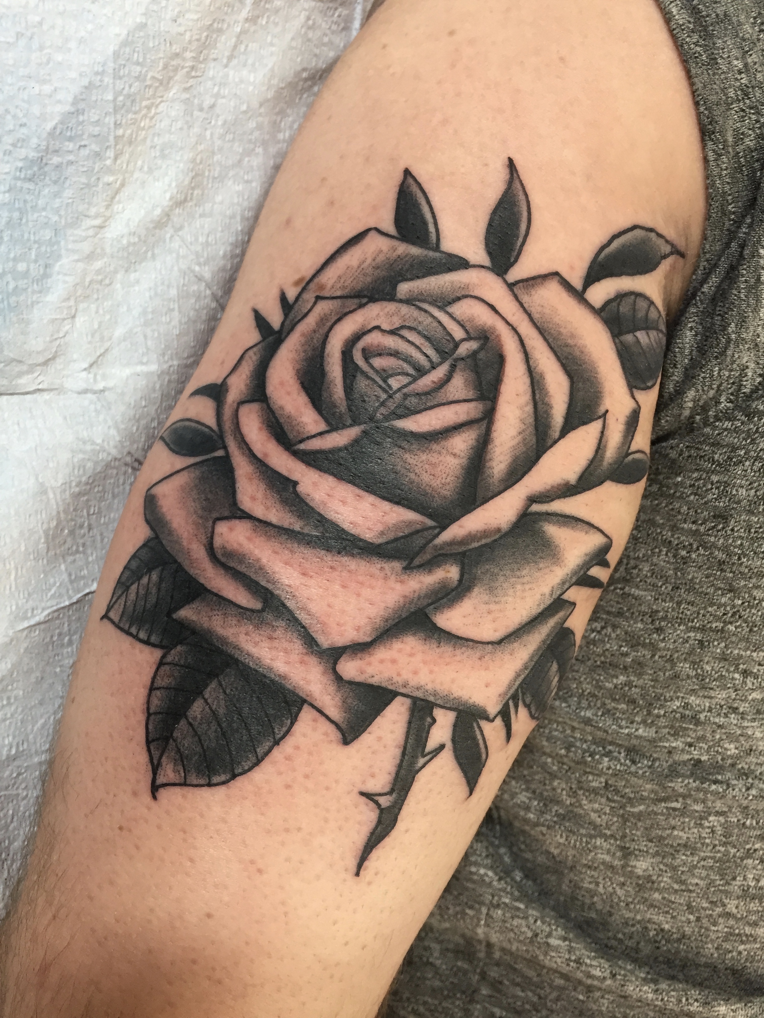 Black Flower Tattoo  InkStyleMag