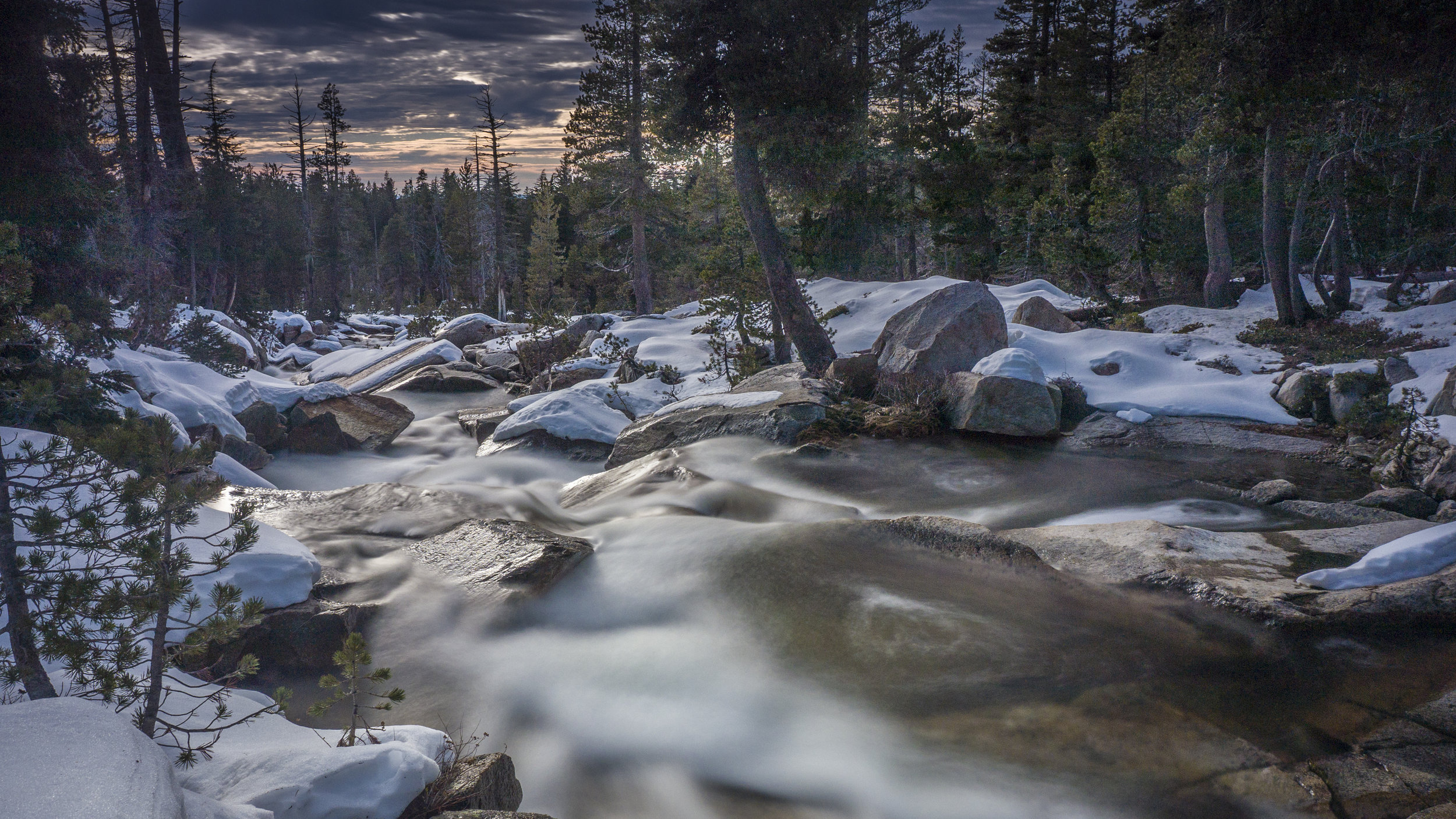 Winter's Edge | Lyons Creek, El Dorado National Forest
