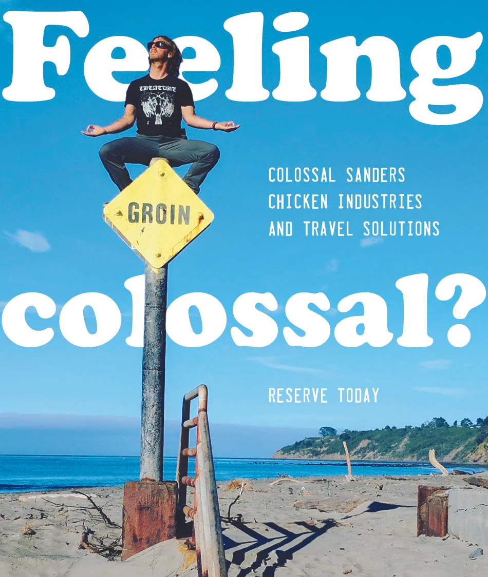 Colossal Sanders ad #1: Design