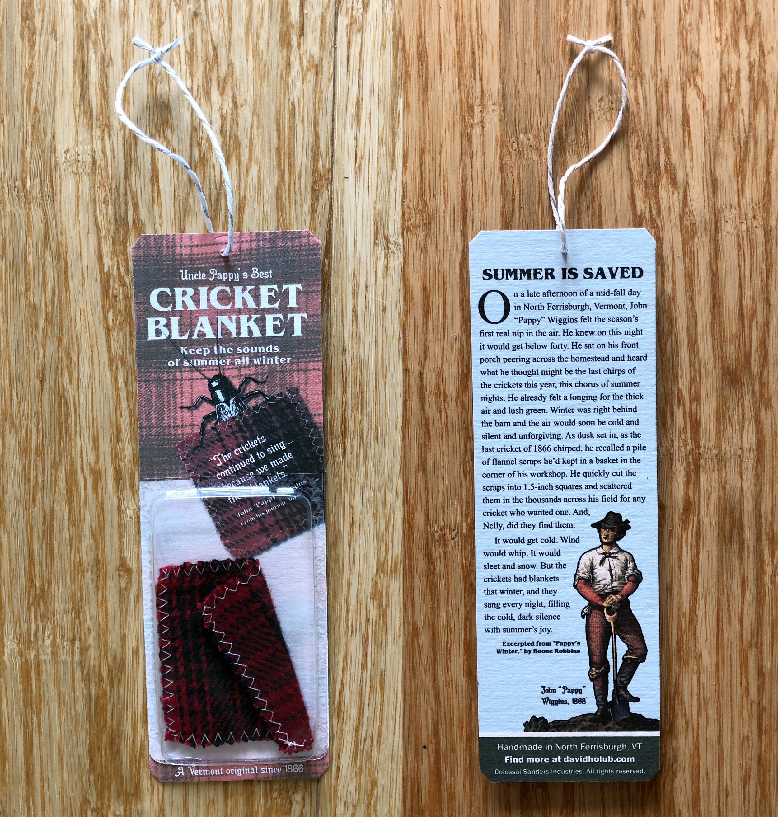 Cricket Blanket ornament