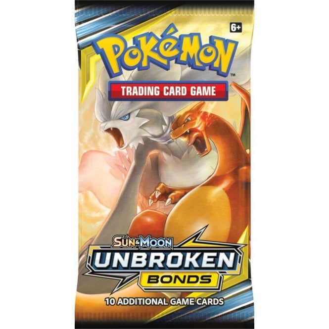 POKEMON SUN & MOON UNBROKEN BONDS BOOSTER PACK X 5  Okami cards