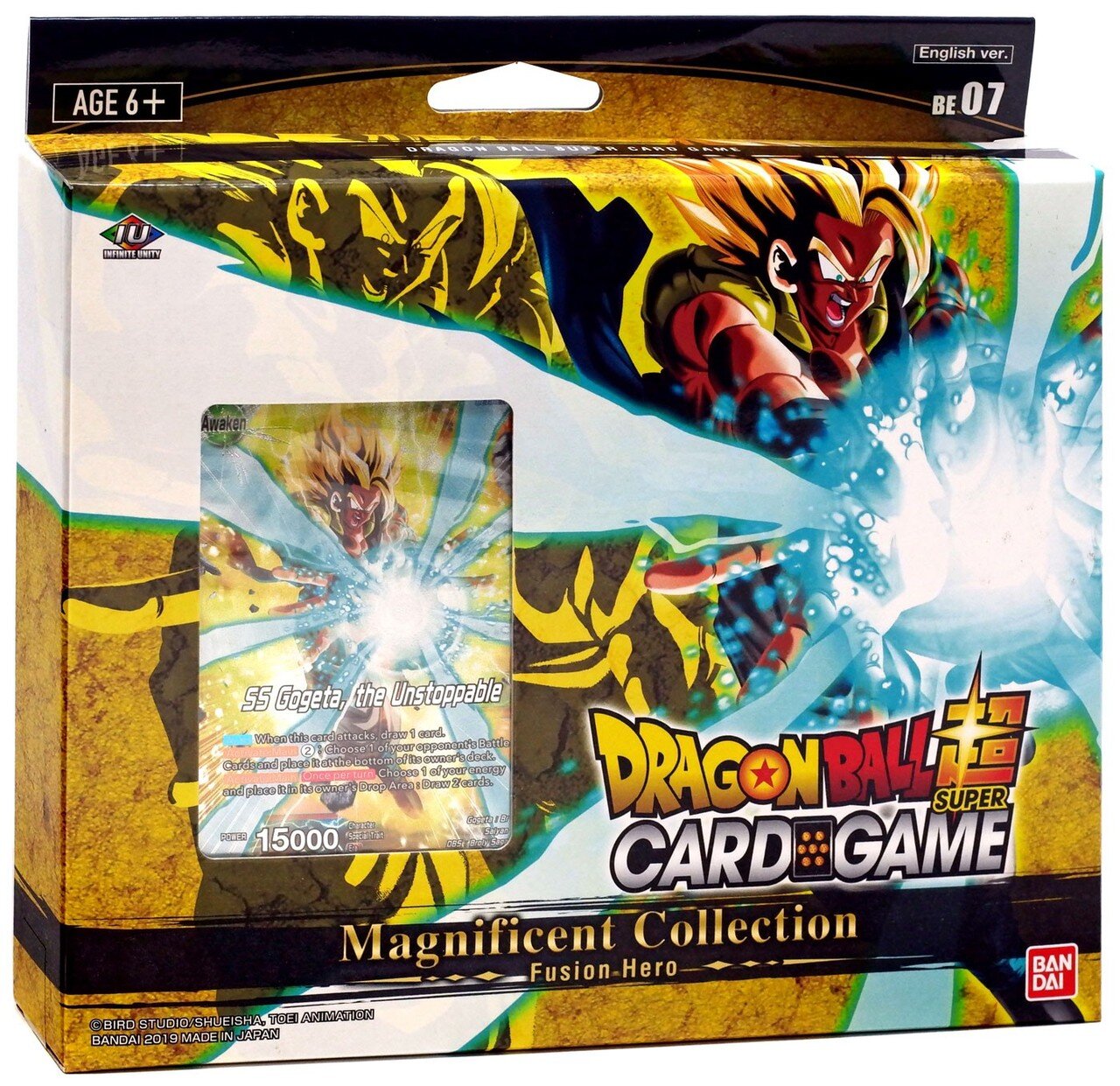 DRAGONBALL SUPER CARD GAME: MAGNIFICENT COLLECTION GOGETA: BR VER. BE07 —  Okami cards