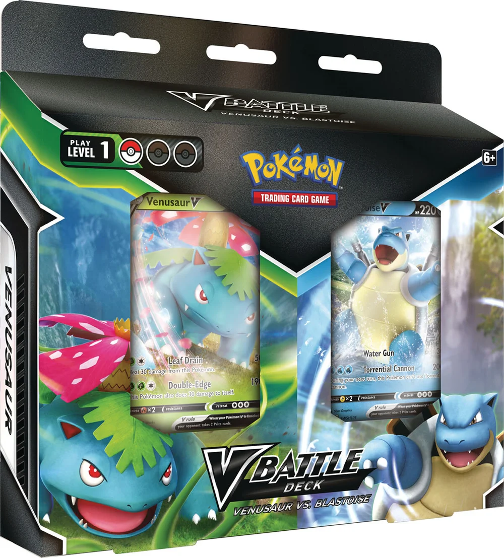 POKEMON V BATTLE DECK VENUSAUR VS BLASTIOSE DECK BUNDLE  Okami cards