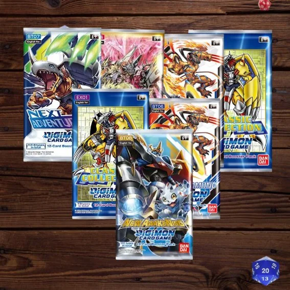 DIGIMON SUBSCIPTION BOX  Okami cards