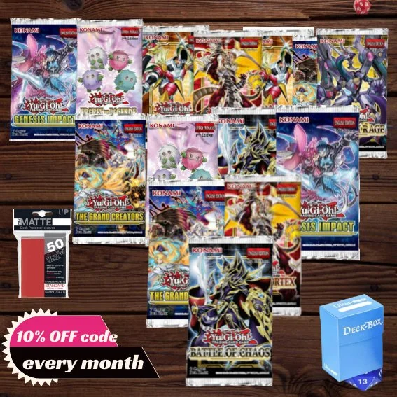 YU-GI-OH 14 BOOSTER PACKS KING OF GAMES SUBSCRIPTION 12 MONTH PLAN Okami cards YU-GI-OH 14 BOOSTER PACKS KING OF GAMES SUBSCRIPTION 12 MONTH PLAN Okami cards