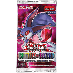 YU-GI-OH BATTLES OF LEGEND CRYSTAL REVENGE BOOSTER PACK  Okami cards