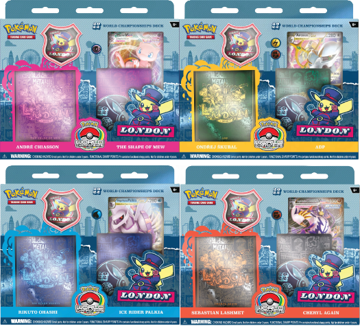 pokemon card sets 2018 2018 Pokémon World Championships Decks [Set Of 4]