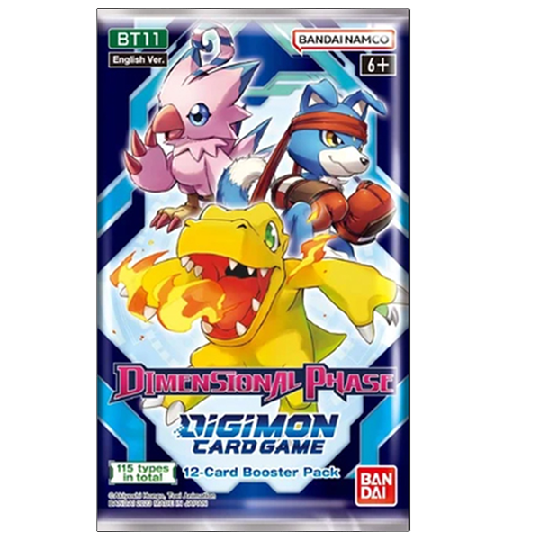 DIGIMON CARD GAME BOOSTER PACK Dimensional Phase (BT11)  Okami cards