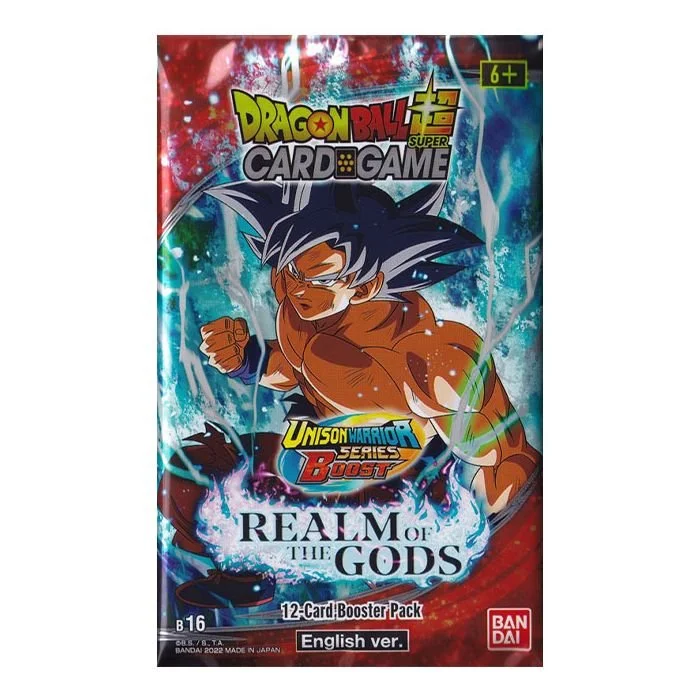 DRAGON BALL SUPER CARD GAME Unison Warrior Series Set 7 - Realm Of The Gods Booster  pack x 3  Okami cards