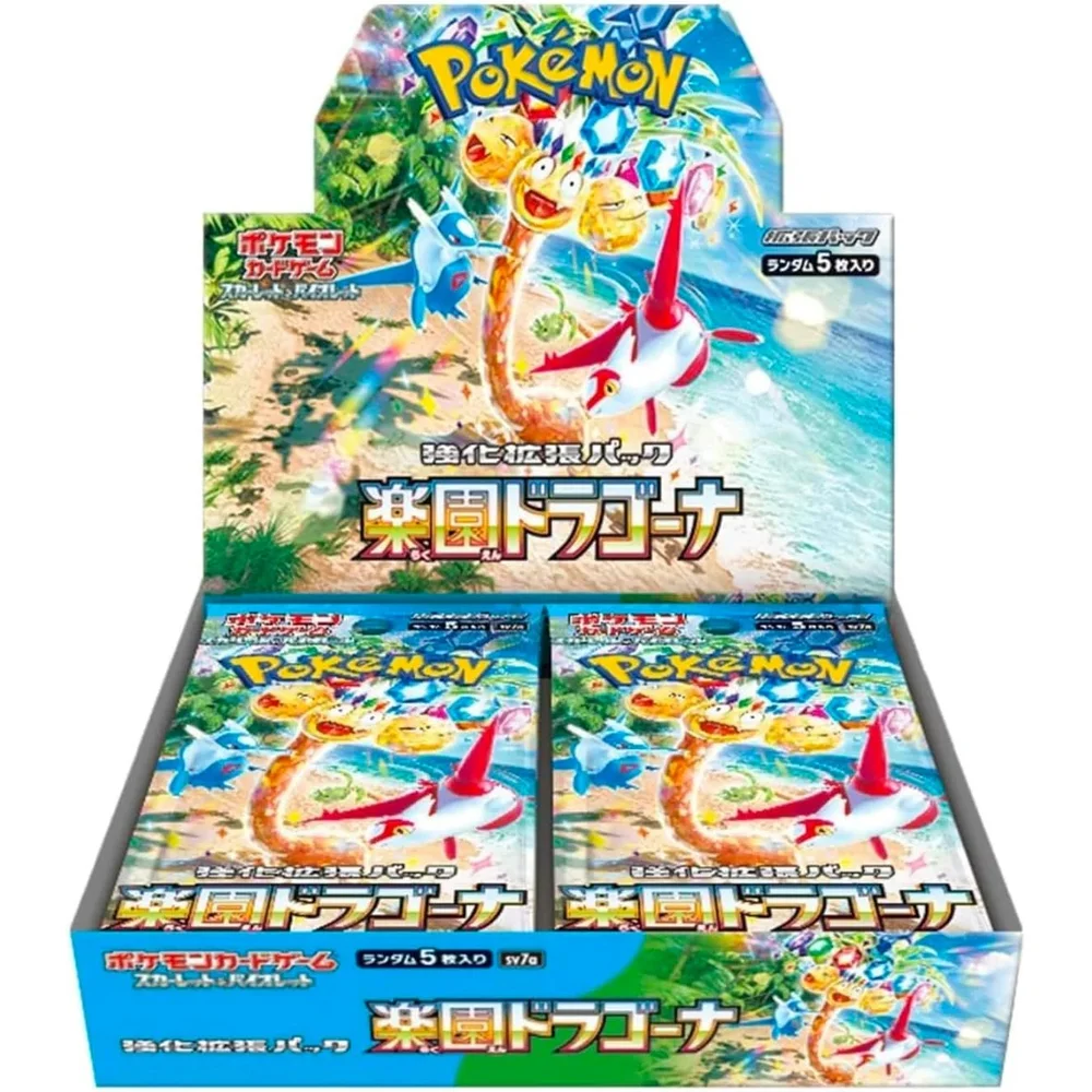 POKEMON PARADISE DRAGONA BOOSTER BOX SV07A JAPANESE IMPORT  Okami cards