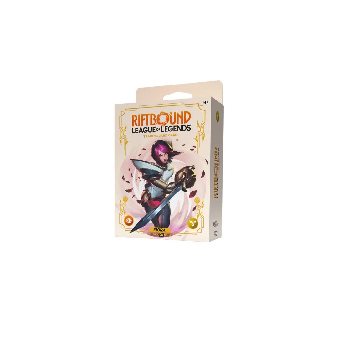 RIFTBOUND LEAGUE OF LEGENDS TCG  SPIRITFORGED CHAMPIONS DECK FIORA