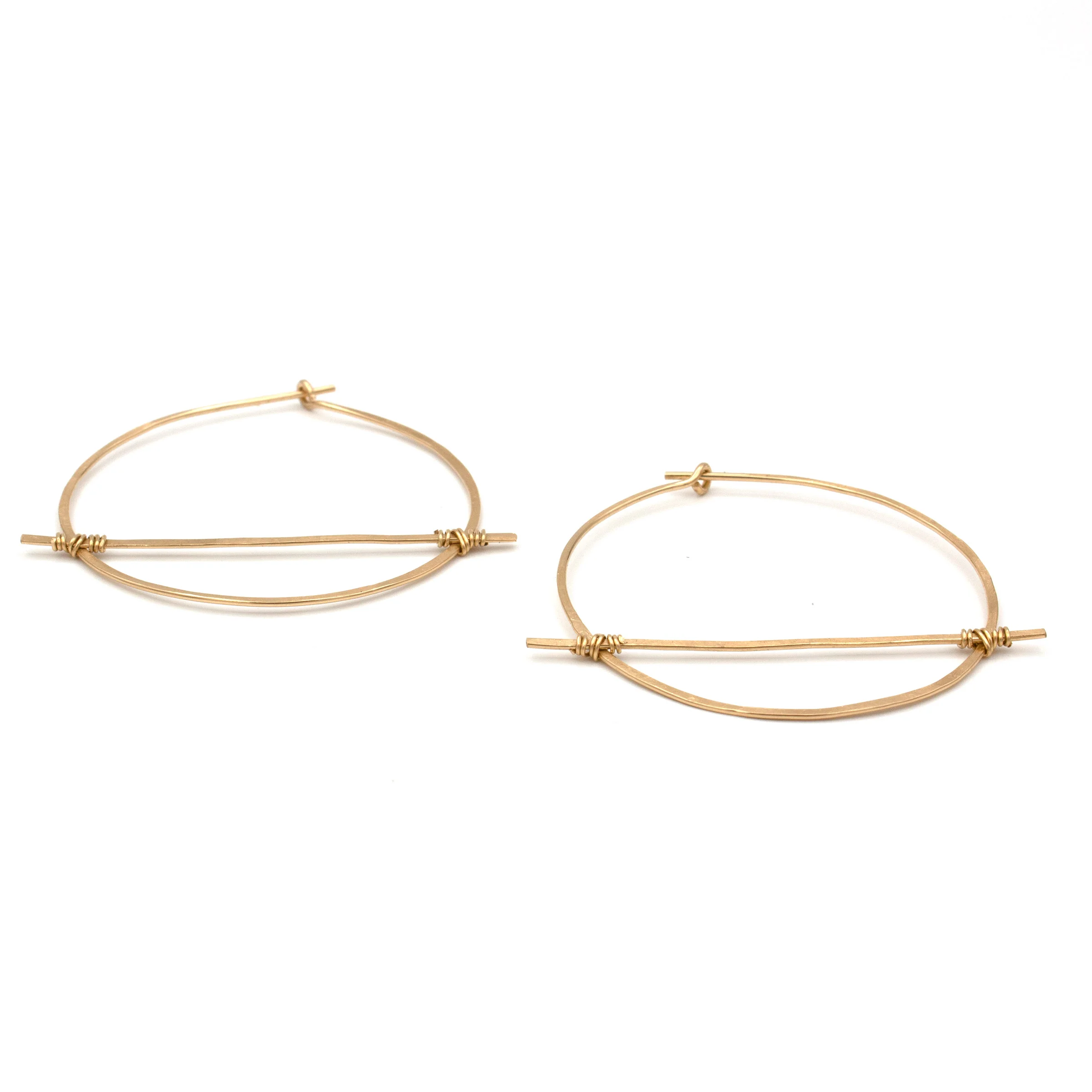 Hammered Gold Bar Hoops 34.jpg