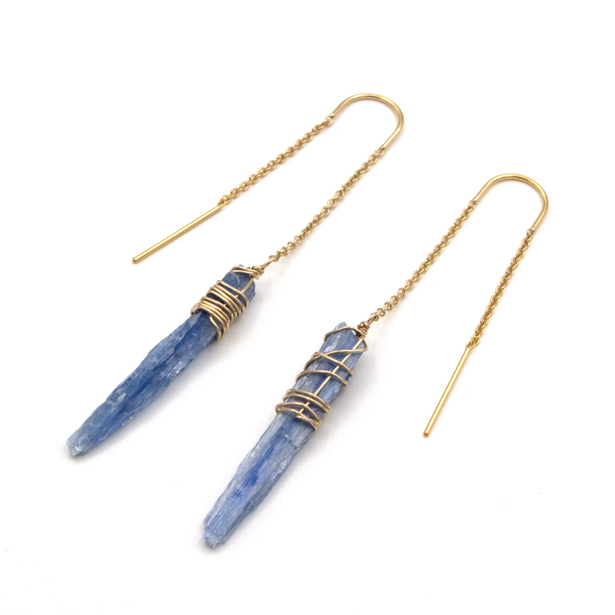 Blue Kyanite Threader Earrings3.jpg