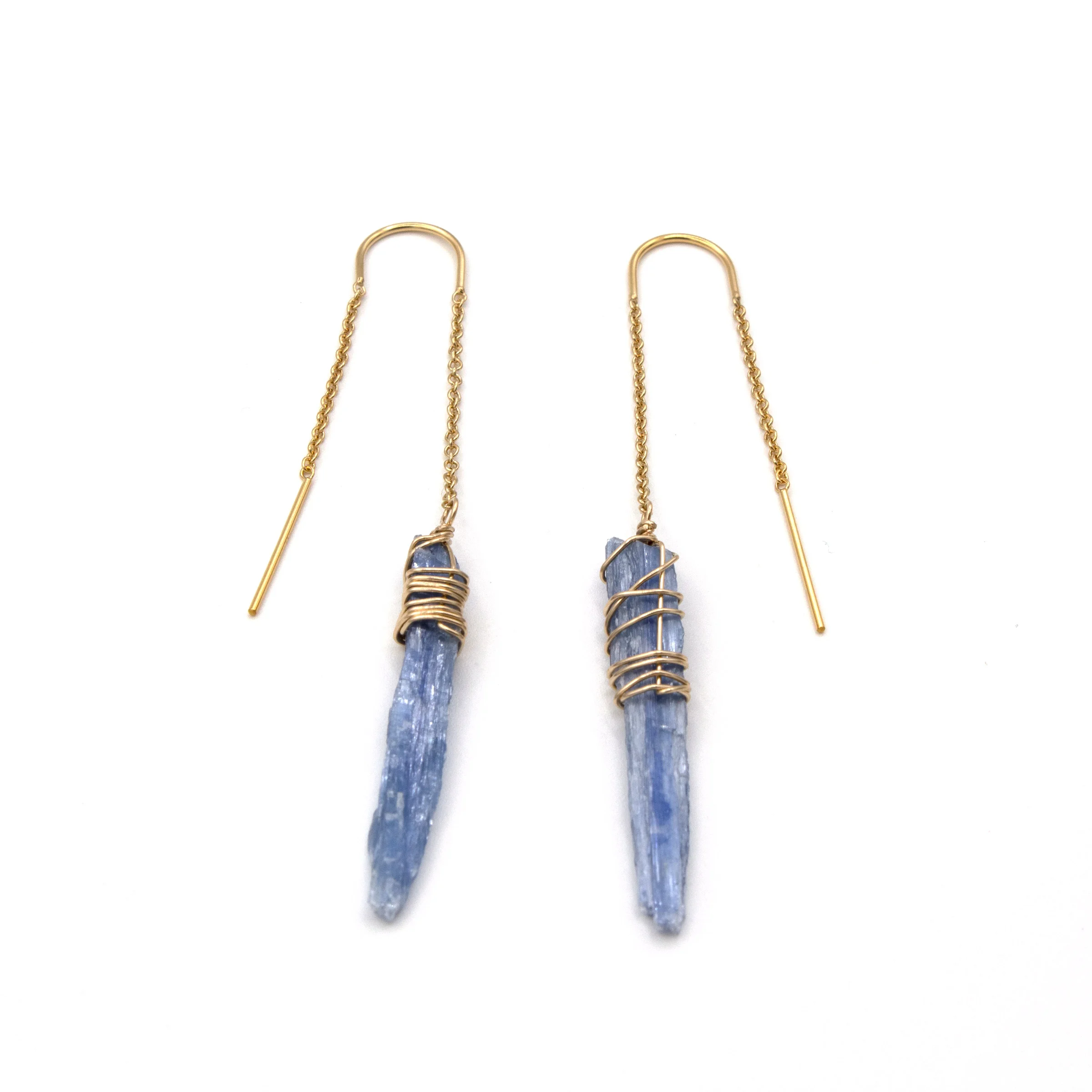 Blue Kyanite Threader Earrings4.jpg